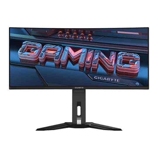 Gigabyte 34" MO34WQC WQHD 175Hz QD-OLED Curved Freesync OLED Gaming Monitor